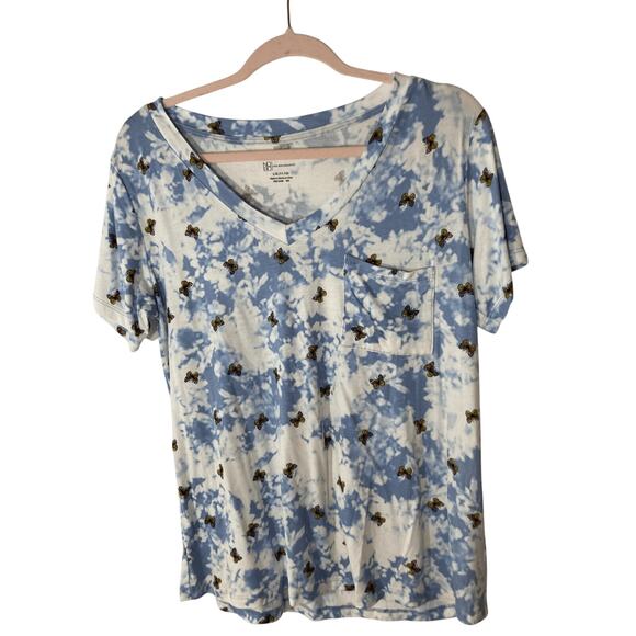 No Boundaries In The Clouds Butterfly Soft Printed Novelty Print Short Sleeve - Picture 4 of 5